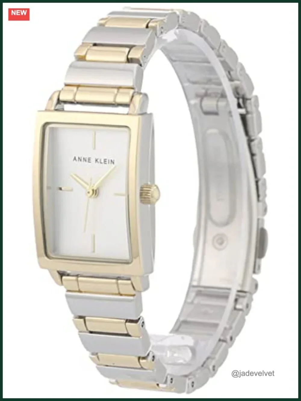 Anne Klein Bracelet Watch Japanese Quartz Crystal Dress Watch
